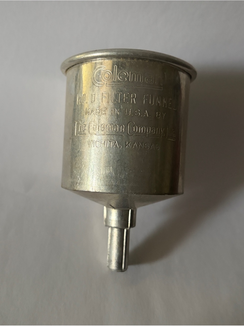 Vintage Coleman Filter Funnel No. 0